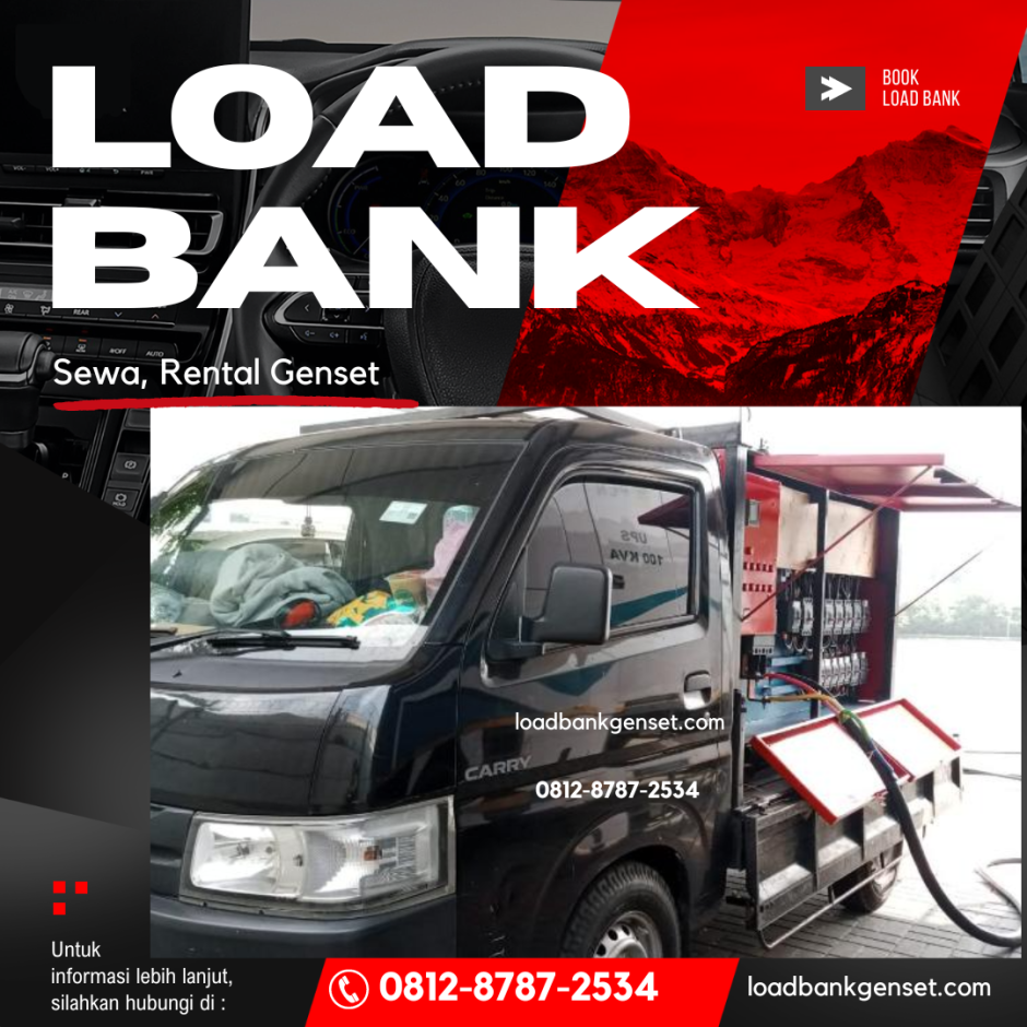 0812-8787-2534 Sewa Rental Load Bank Genset